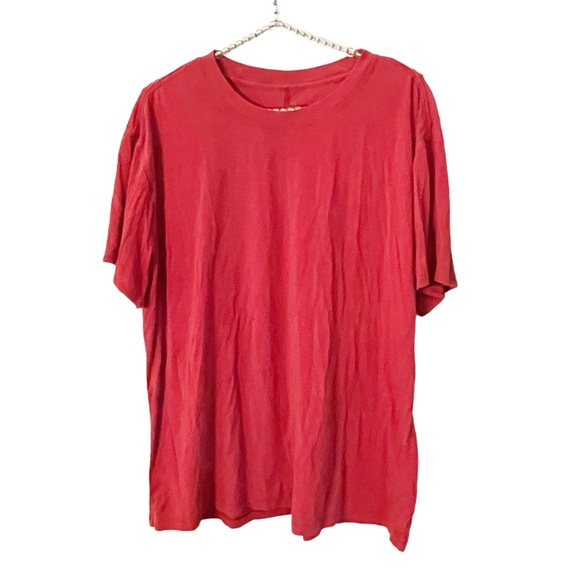 Lululemon Mens XL Red Short Sleeve Athletic Crewneck Tshirt - Picture 1 of 4